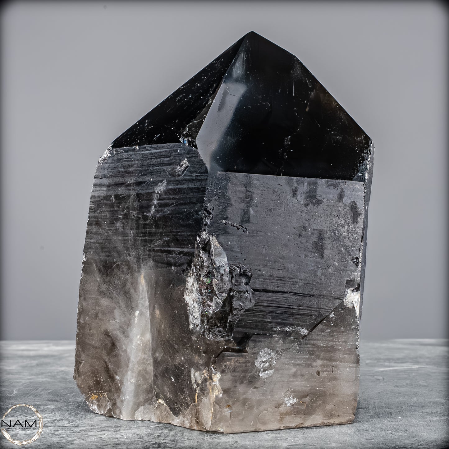 Rauchquarz Spitze – Kraftvolle Erdung in ihrer reinsten Form - 2402,16g