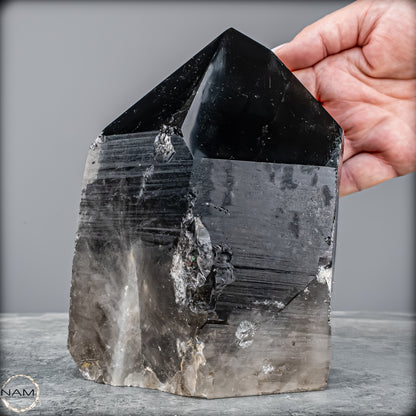 Rauchquarz Spitze – Kraftvolle Erdung in ihrer reinsten Form - 2402,16g