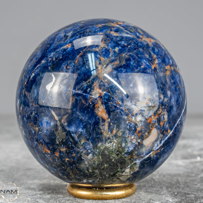 Natürliche Sodalith Kugel – 396,05g - 67mm