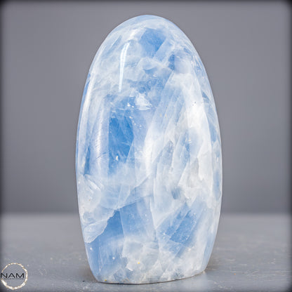 Natürliche Blaue Calcit-Kristall Freiform - 807,65g