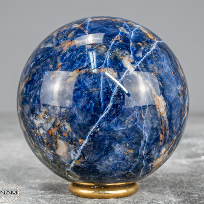 Natürliche Sodalith Kugel – 396,05g - 67mm