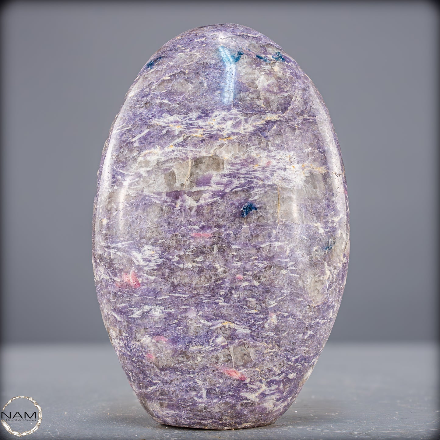 Natürlicher Einhornstein - Lepidolit Kristall-Freiform - 970,35g