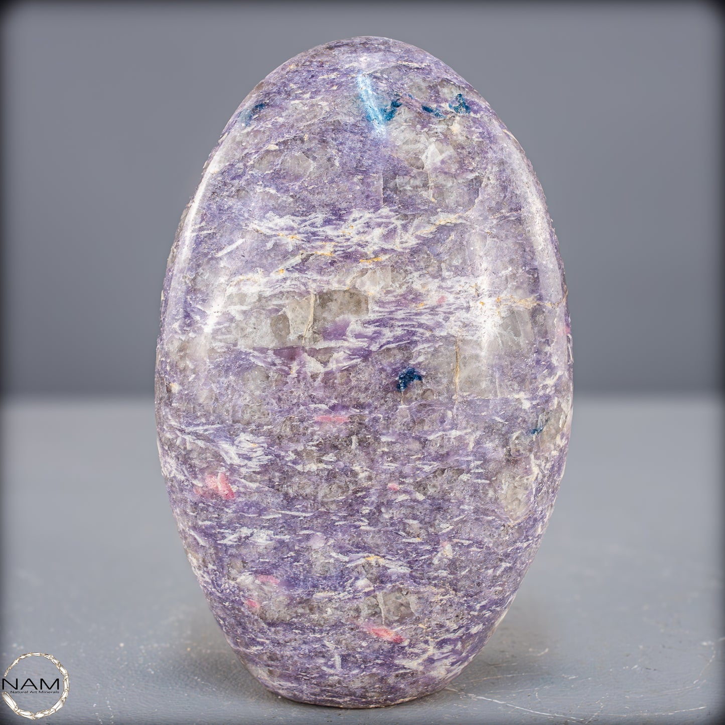 Natürlicher Einhornstein - Lepidolit Kristall-Freiform - 970,35g