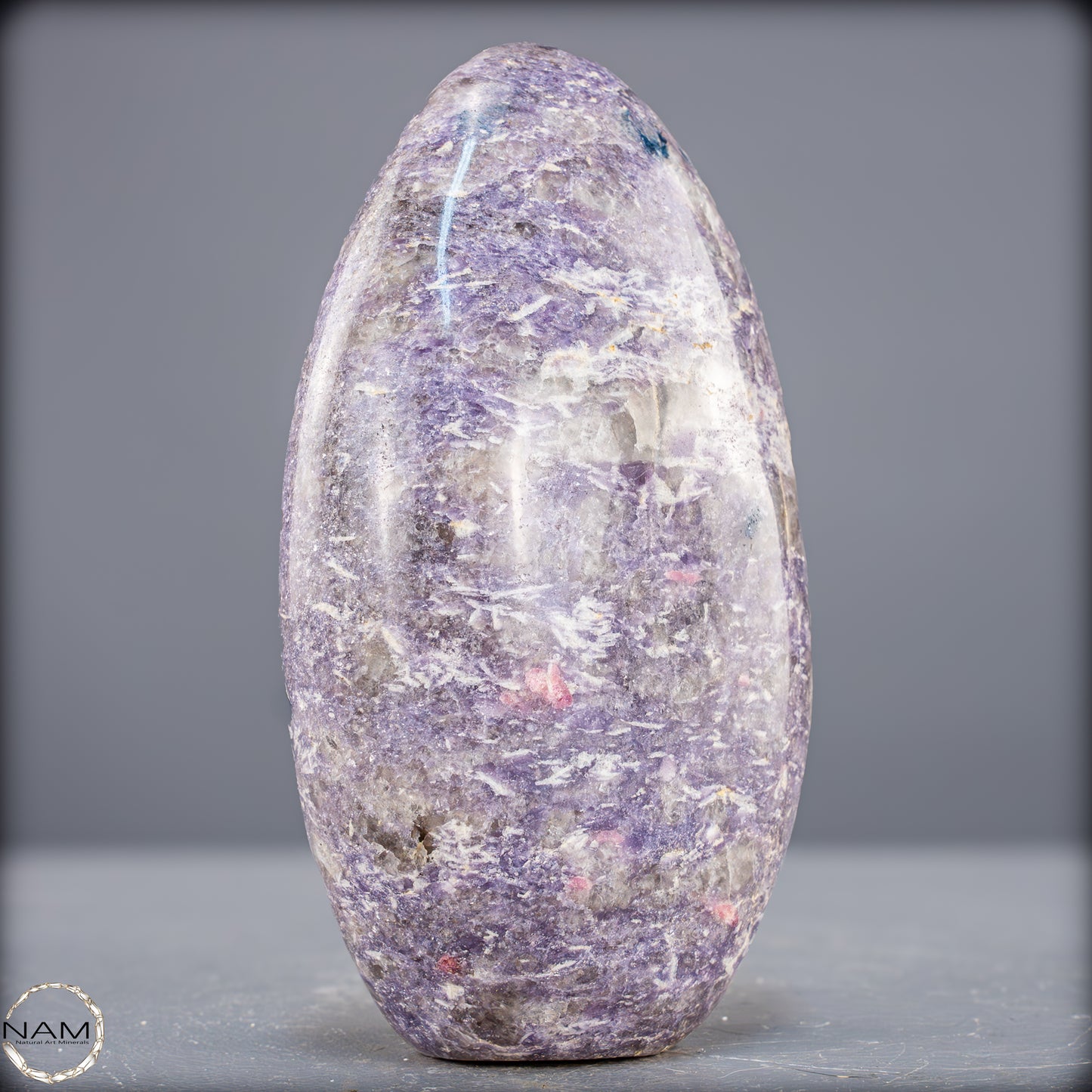 Natürlicher Einhornstein - Lepidolit Kristall-Freiform - 970,35g