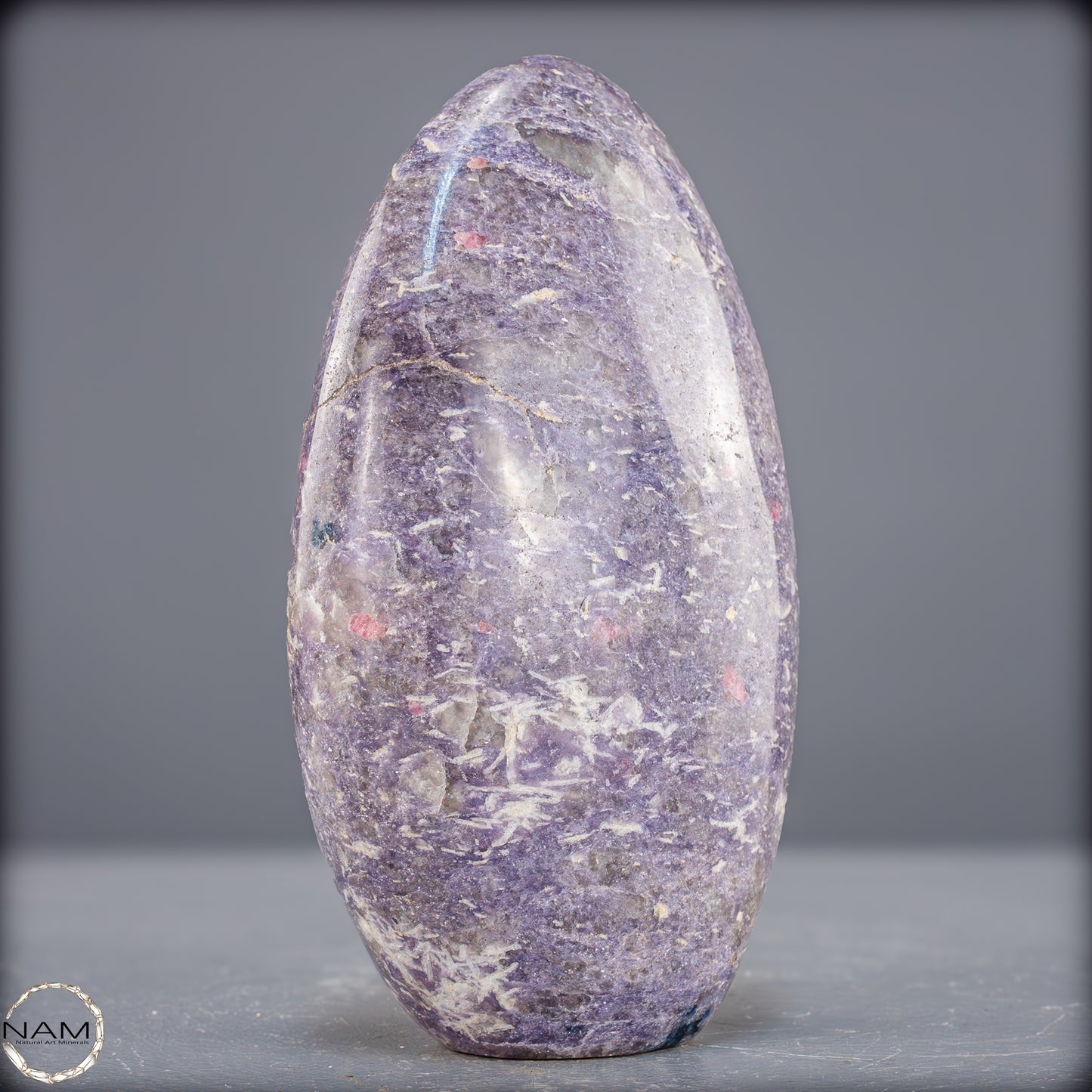 Natürlicher Einhornstein - Lepidolit Kristall-Freiform - 970,35g