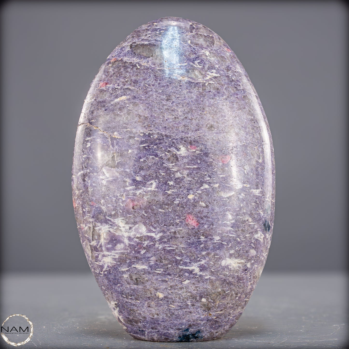 Natürlicher Einhornstein - Lepidolit Kristall-Freiform - 970,35g