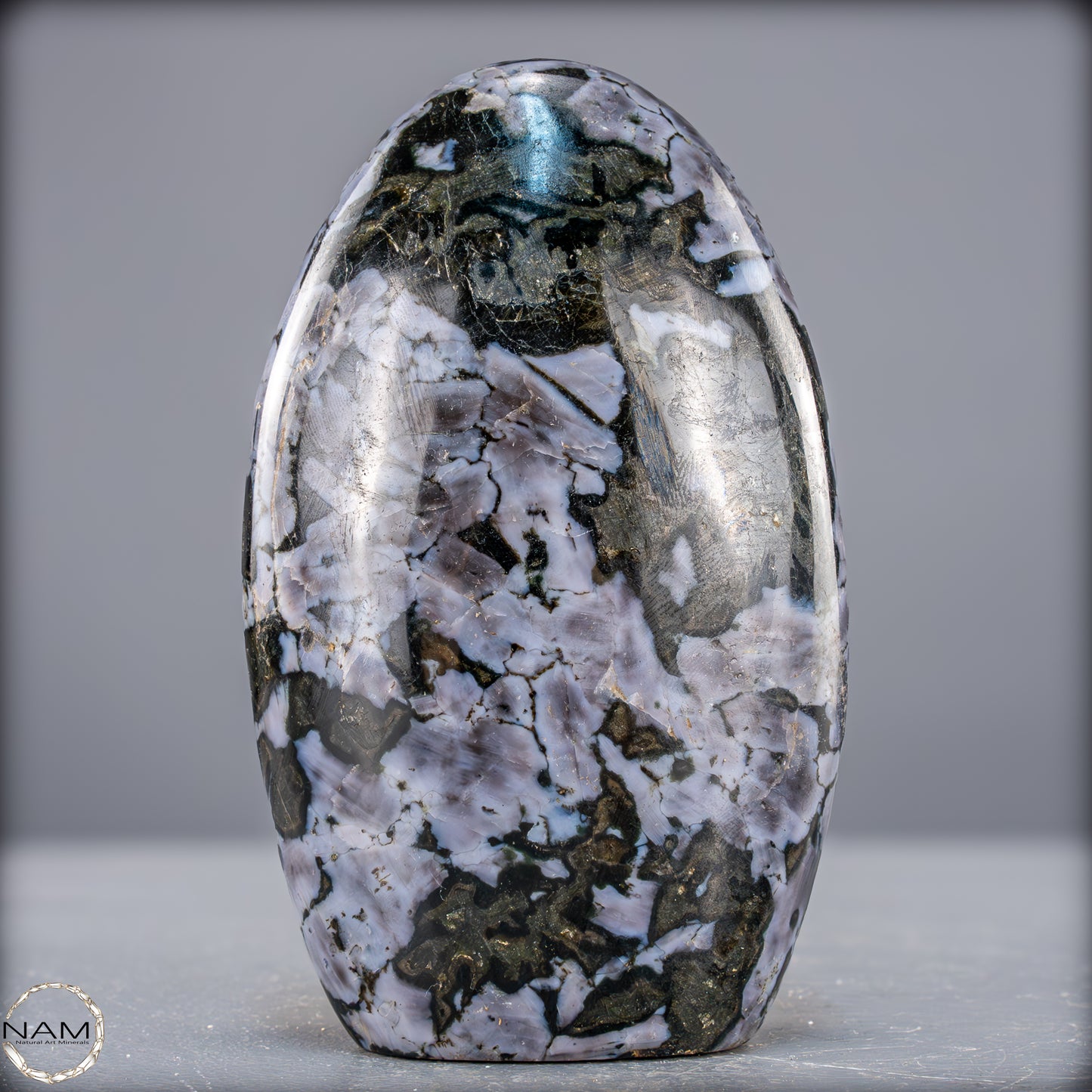 Natürliche Merlinit (Gabbro) Kristall Freiform - 882,07g