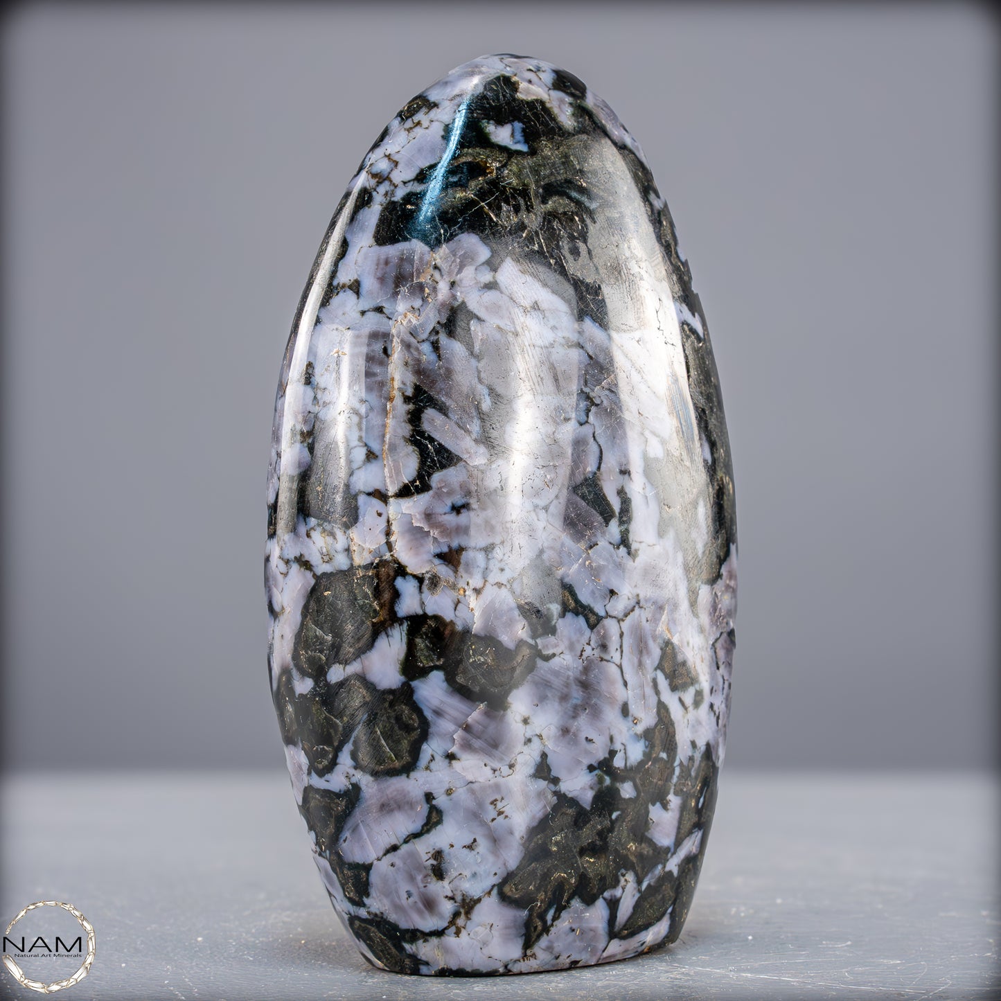 Natürliche Merlinit (Gabbro) Kristall Freiform - 882,07g