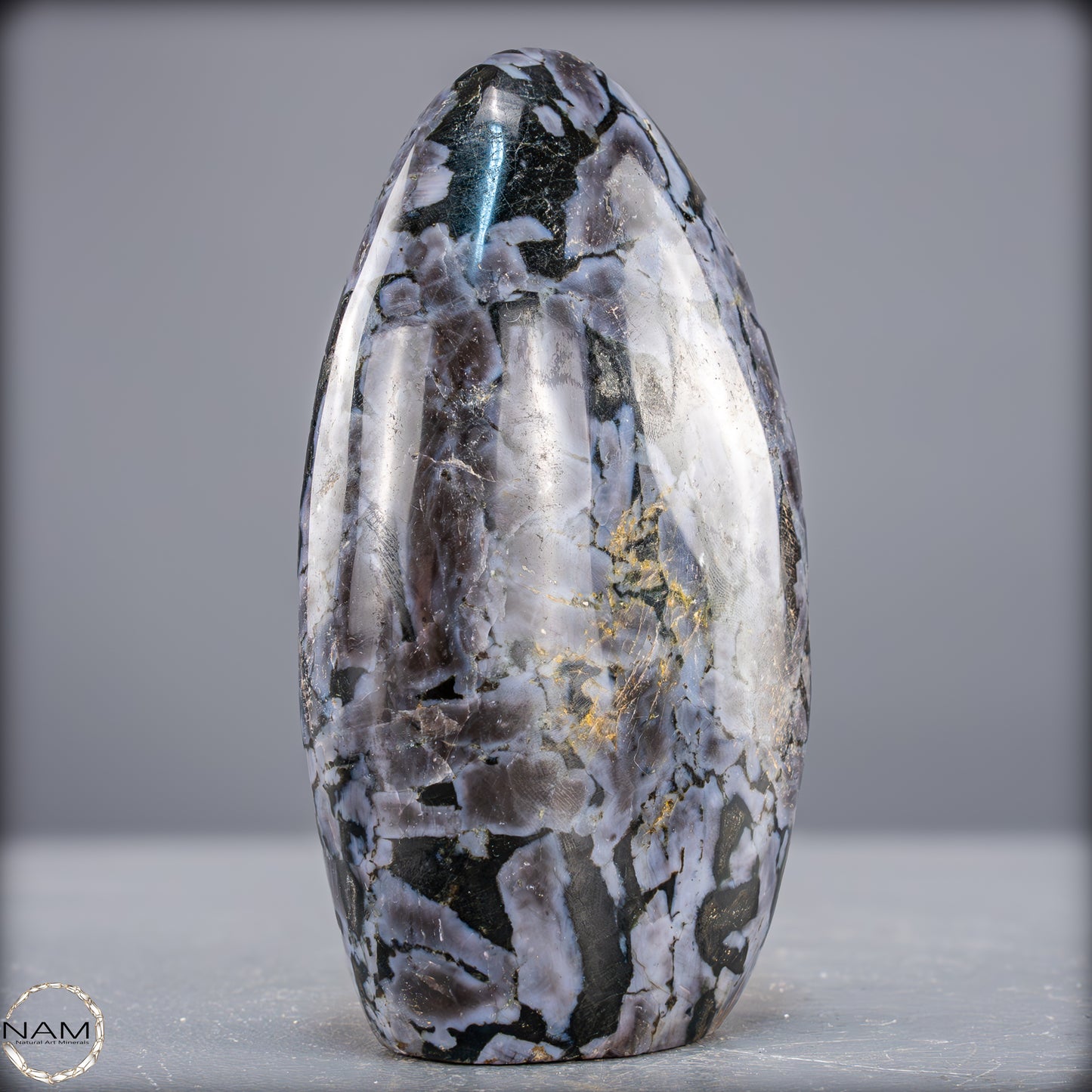 Natürliche Merlinit (Gabbro) Kristall Freiform - 882,07g