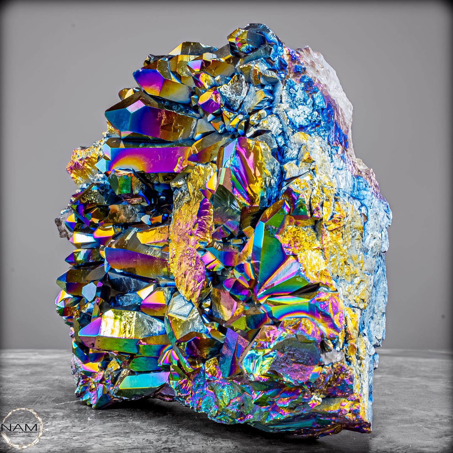 Titanium Aura Quarz – Schillernde Energie der Transformation – 3122,18g