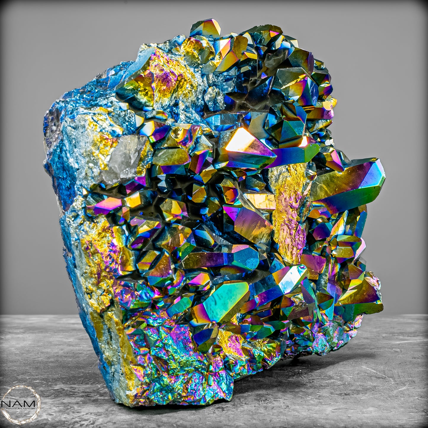 Titanium Aura Quarz – Schillernde Energie der Transformation – 3122,18g