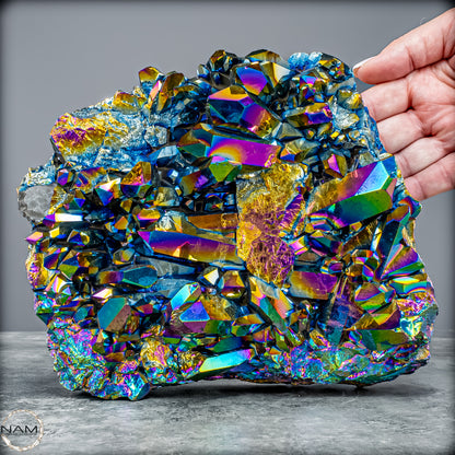 Titanium Aura Quarz – Schillernde Energie der Transformation – 3122,18g