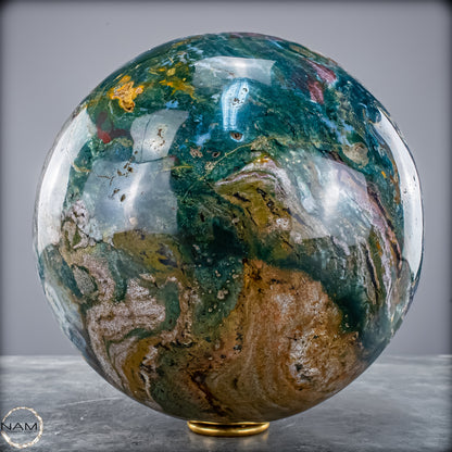 Natürliche Ocean-Jaspis-Achat Kugel - 10475,18g