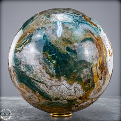 Natürliche Ocean-Jaspis-Achat Kugel - 10475,18g