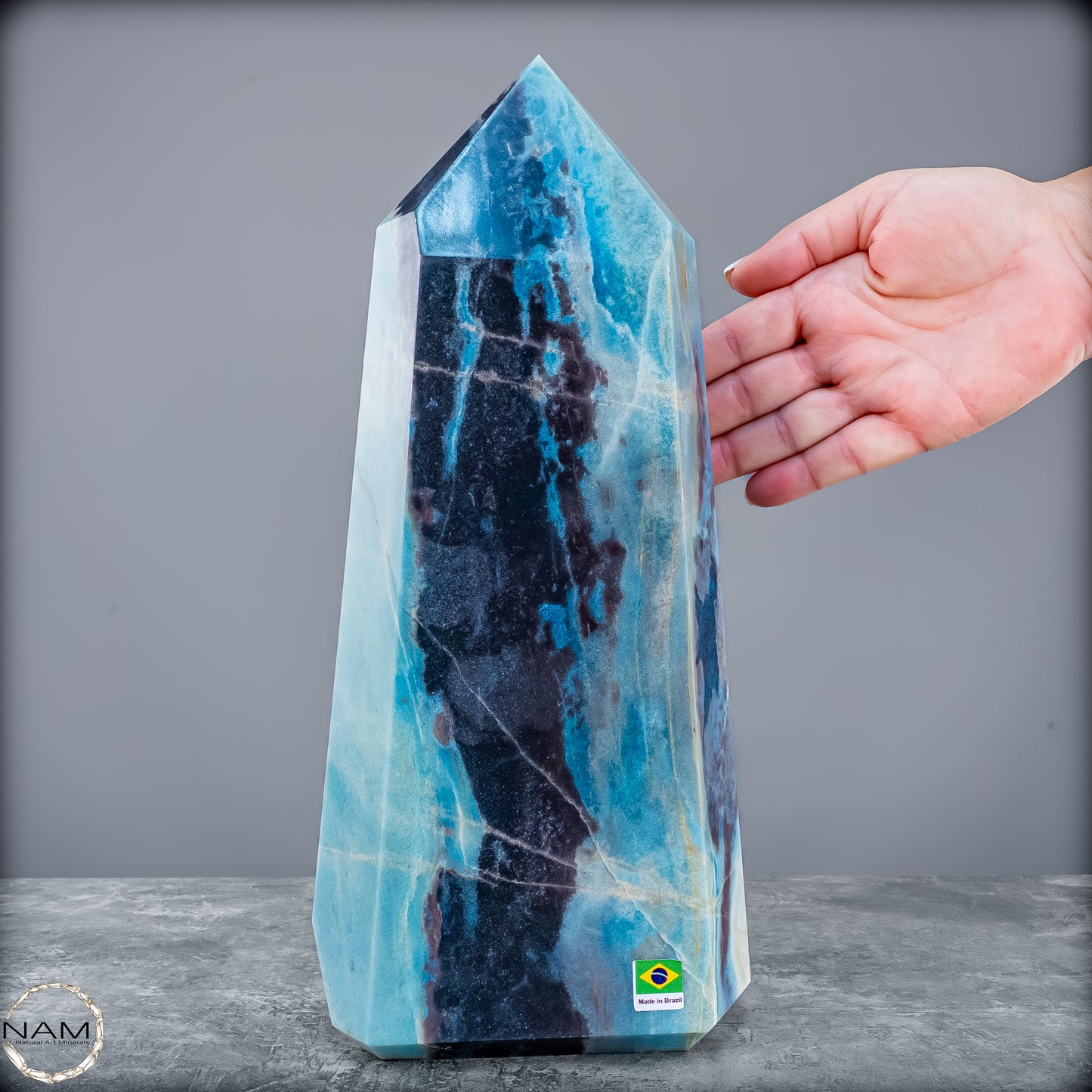 Großer Natürlicher Trolleit-Kristall Obelisk aus Brasilien - 5551,38g