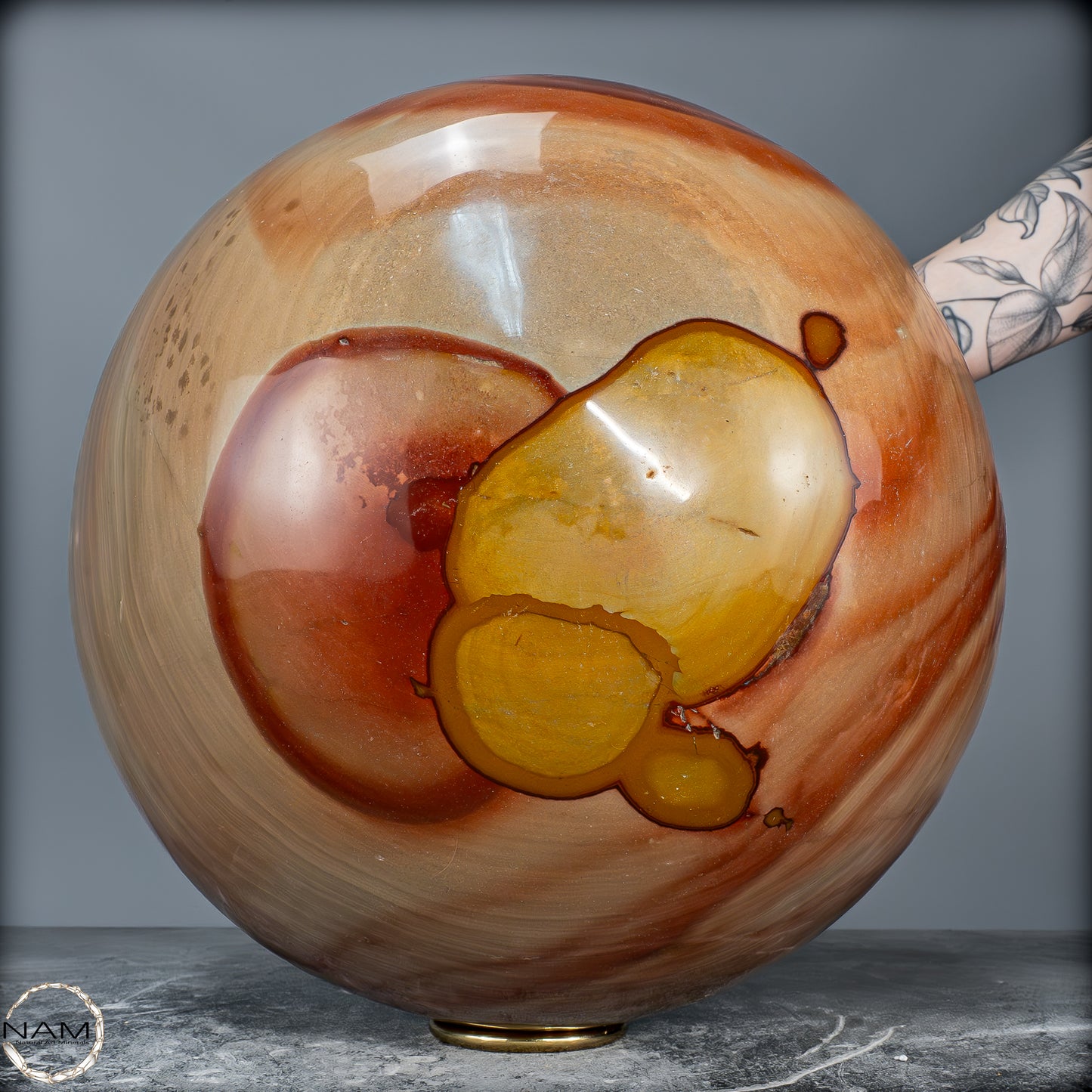 Natürliche Große Polychrome Jaspis Kristall-Kugel - 37403,66g - 315mm