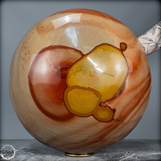 Natürliche Große Polychrome Jaspis Kristall-Kugel - 37403,66g - 315mm