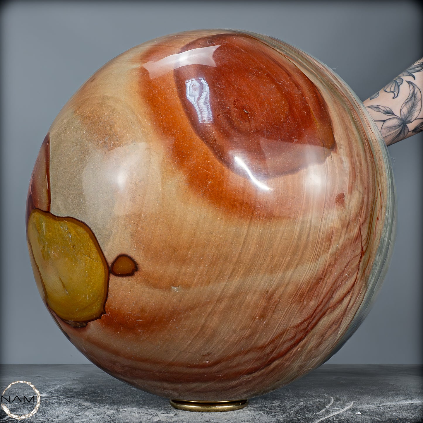 Natürliche Große Polychrome Jaspis Kristall-Kugel - 37403,66g - 315mm