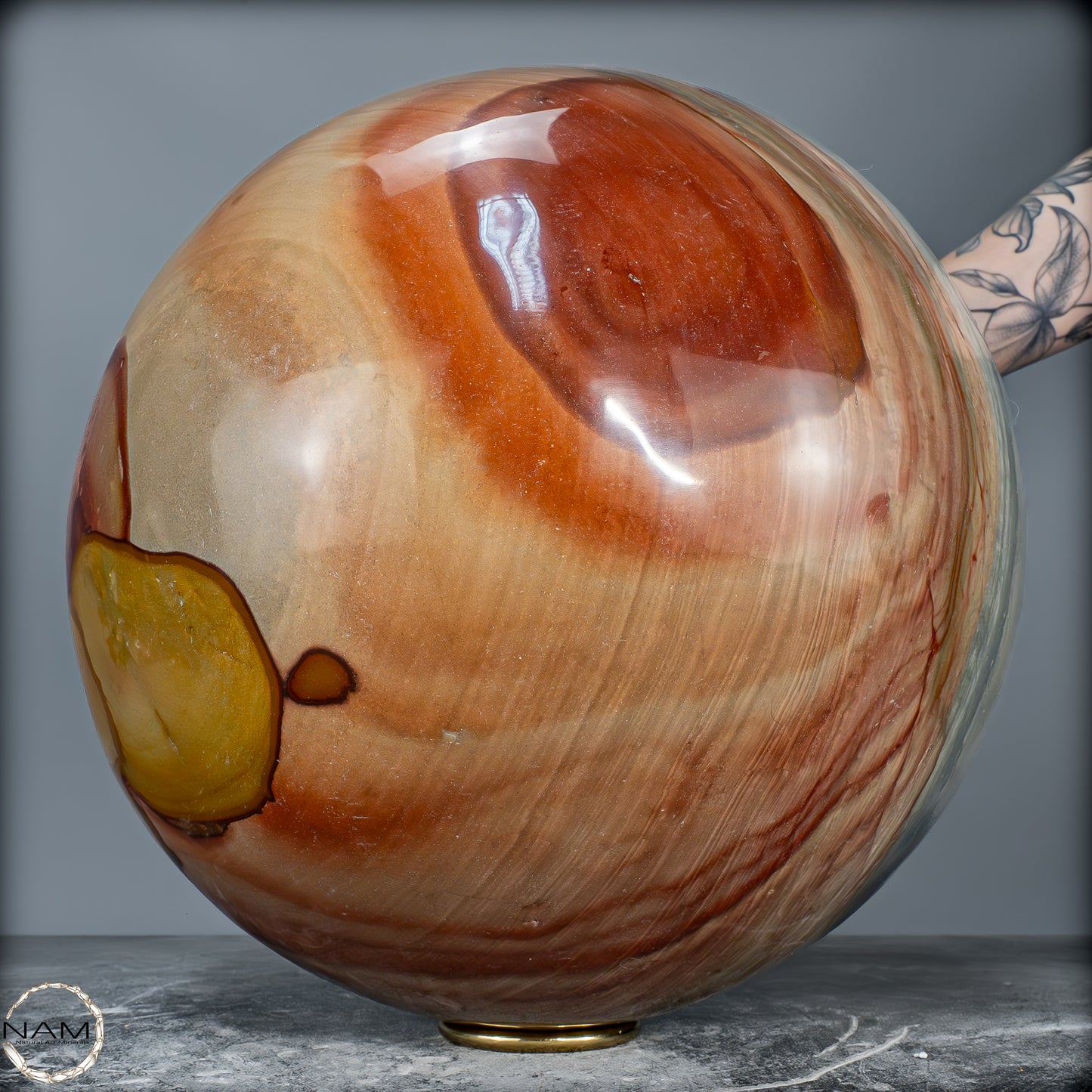 Natürliche Große Polychrome Jaspis Kristall-Kugel - 37403,66g - 315mm