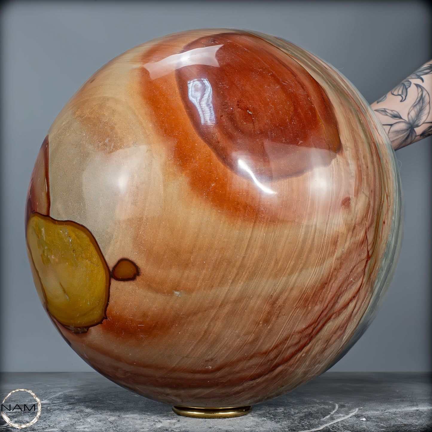 Natürliche Große Polychrome Jaspis Kristall-Kugel - 37403,66g - 315mm