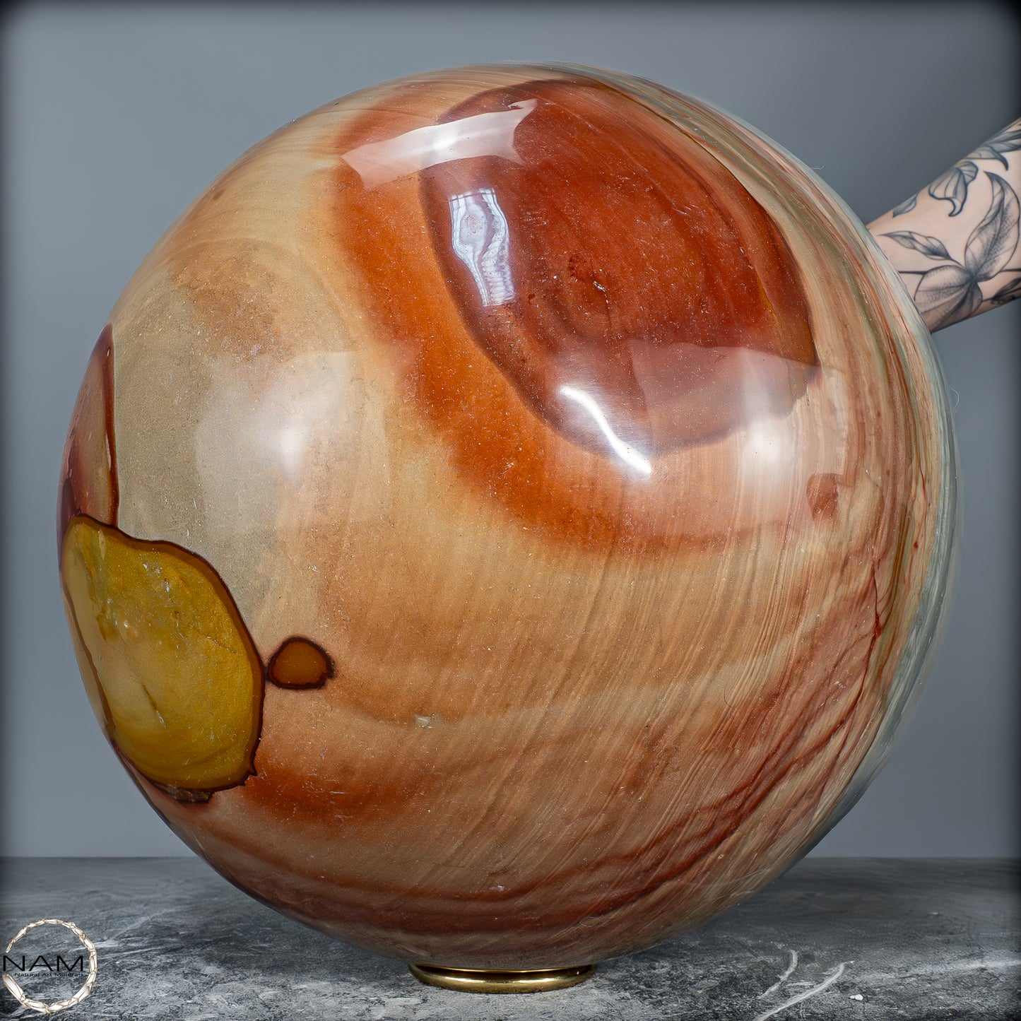 Natürliche Große Polychrome Jaspis Kristall-Kugel - 37403,66g - 315mm