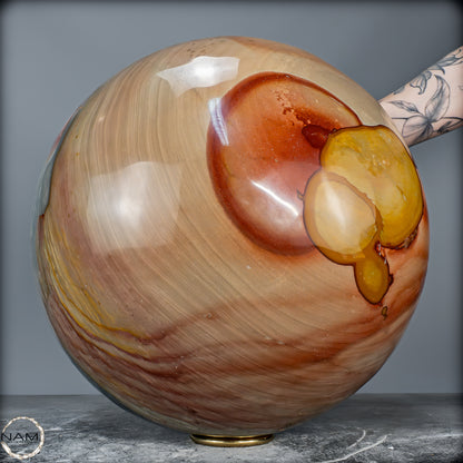 Natürliche Große Polychrome Jaspis Kristall-Kugel - 37403,66g - 315mm