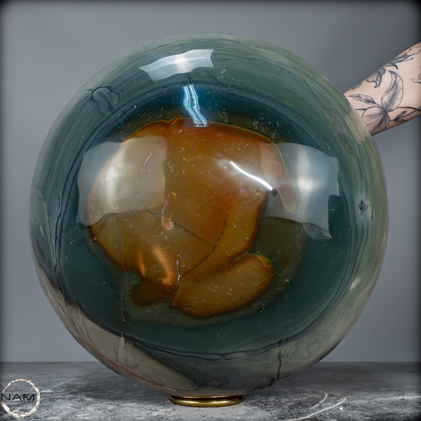 Natürliche Große Polychrome Jaspis Kristall-Kugel - 37403,66g - 315mm