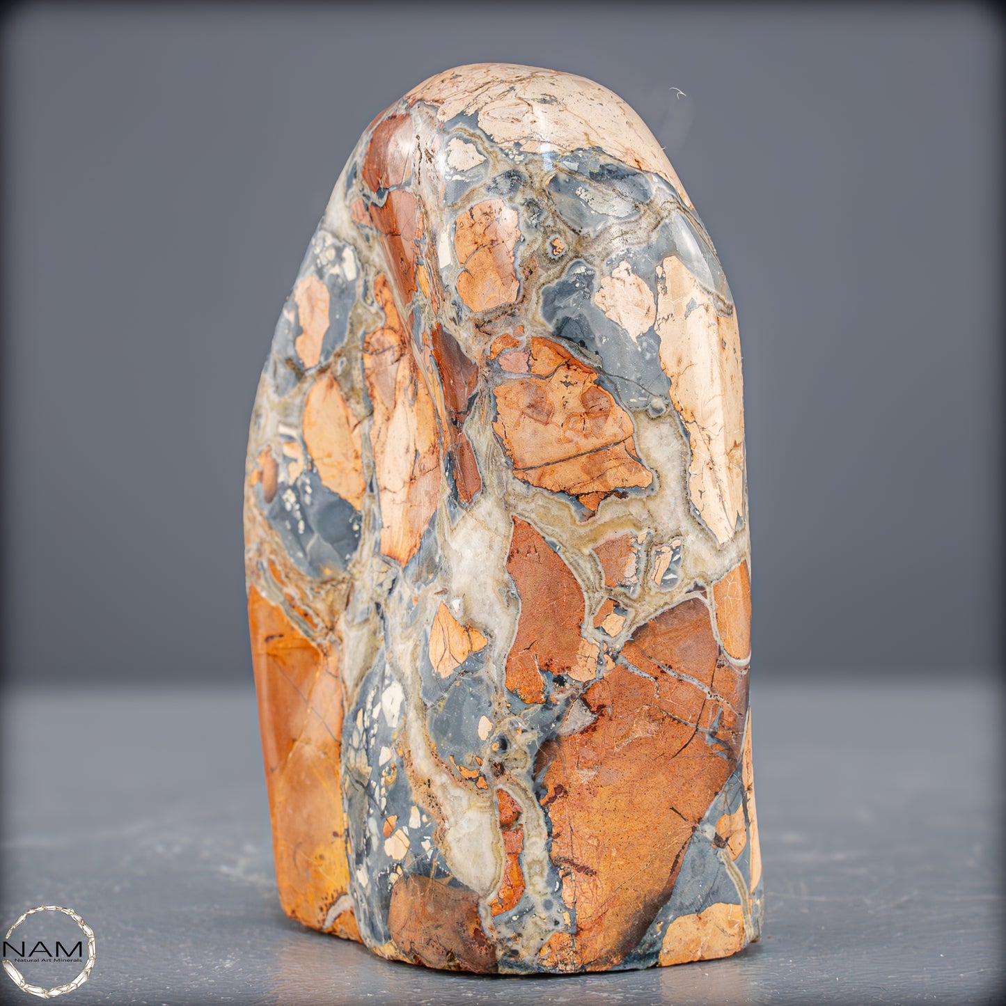 Natürliche Indonesische Picture Jasper-Kristall Freiform – 381,27g