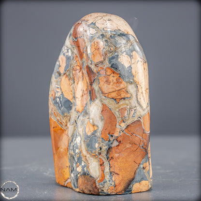 Natürliche Indonesische Picture Jasper-Kristall Freiform – 381,27g