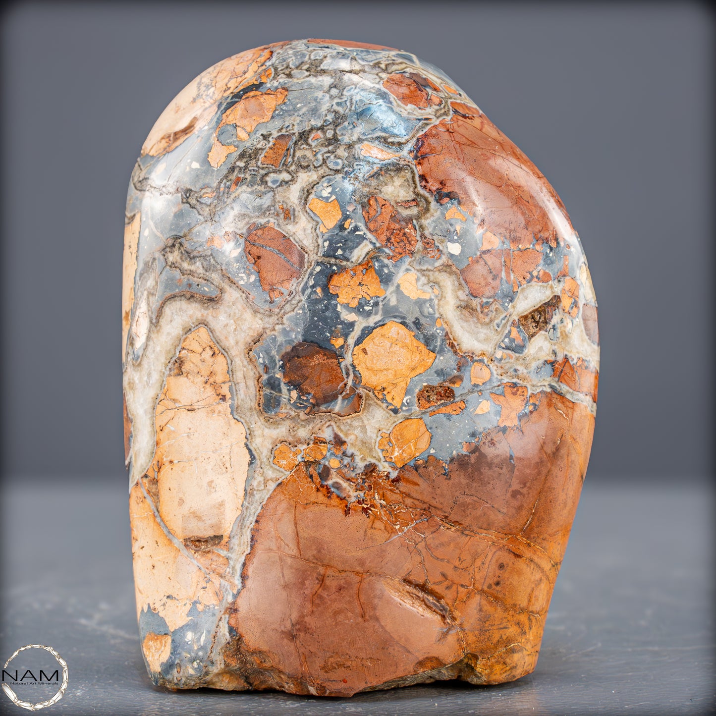 Natürliche Indonesische Picture Jasper-Kristall Freiform – 381,27g