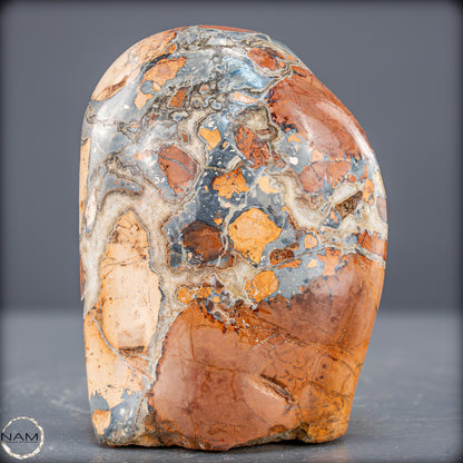 Natürliche Indonesische Picture Jasper-Kristall Freiform – 381,27g