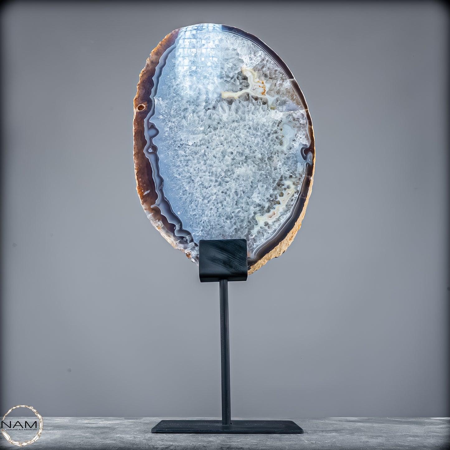 Achat Scheibe mit Druse –  4029,34g