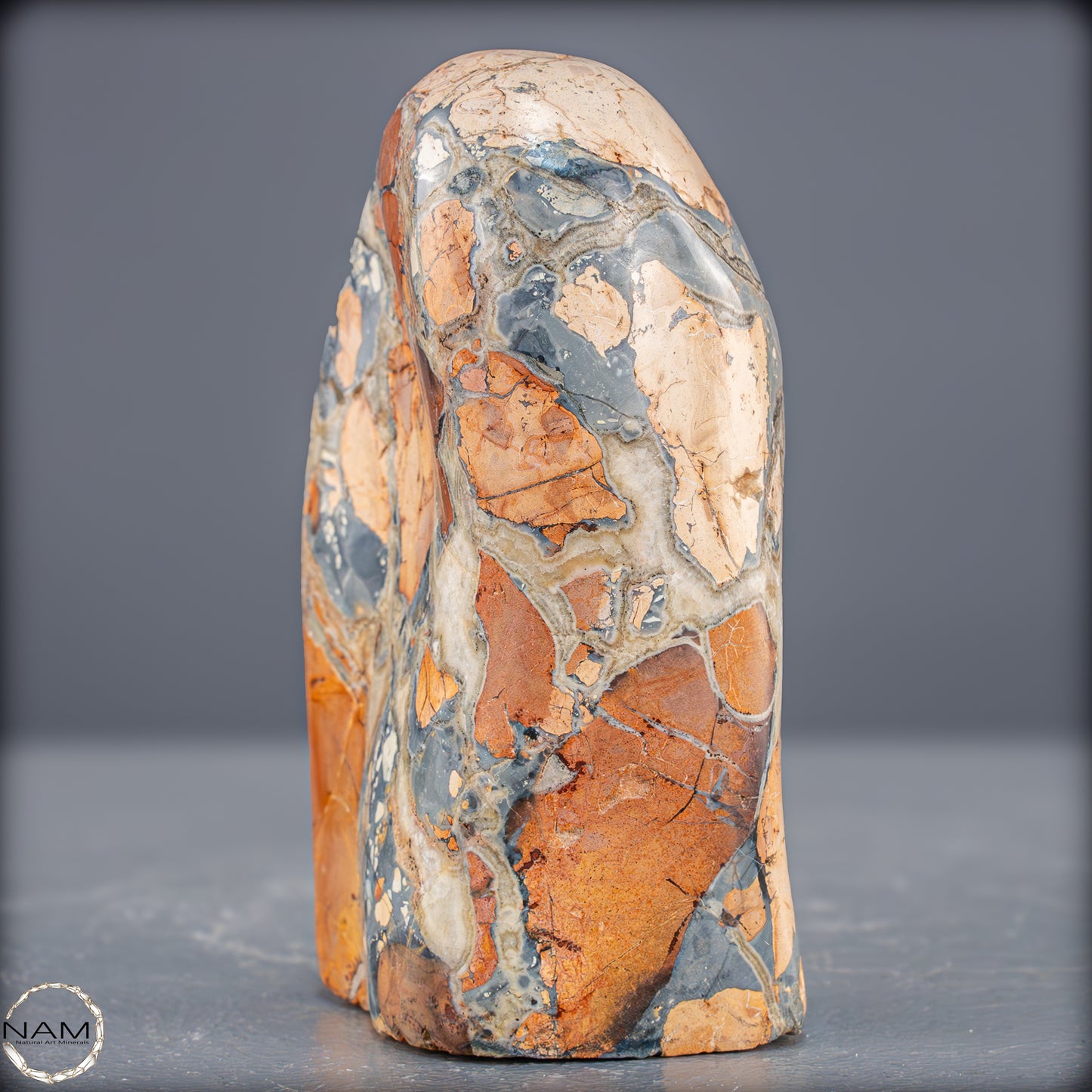 Natürliche Indonesische Picture Jasper-Kristall Freiform – 381,27g