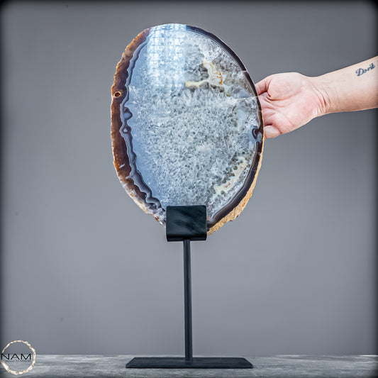 Achat Scheibe mit Druse –  4029,34g