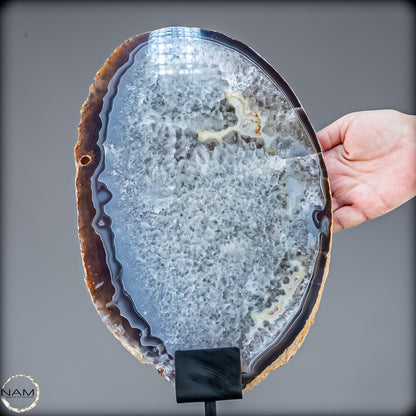 Achat Scheibe mit Druse –  4029,34g