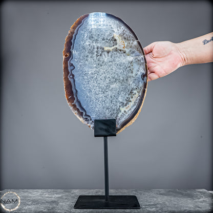 Achat Scheibe mit Druse –  4029,34g