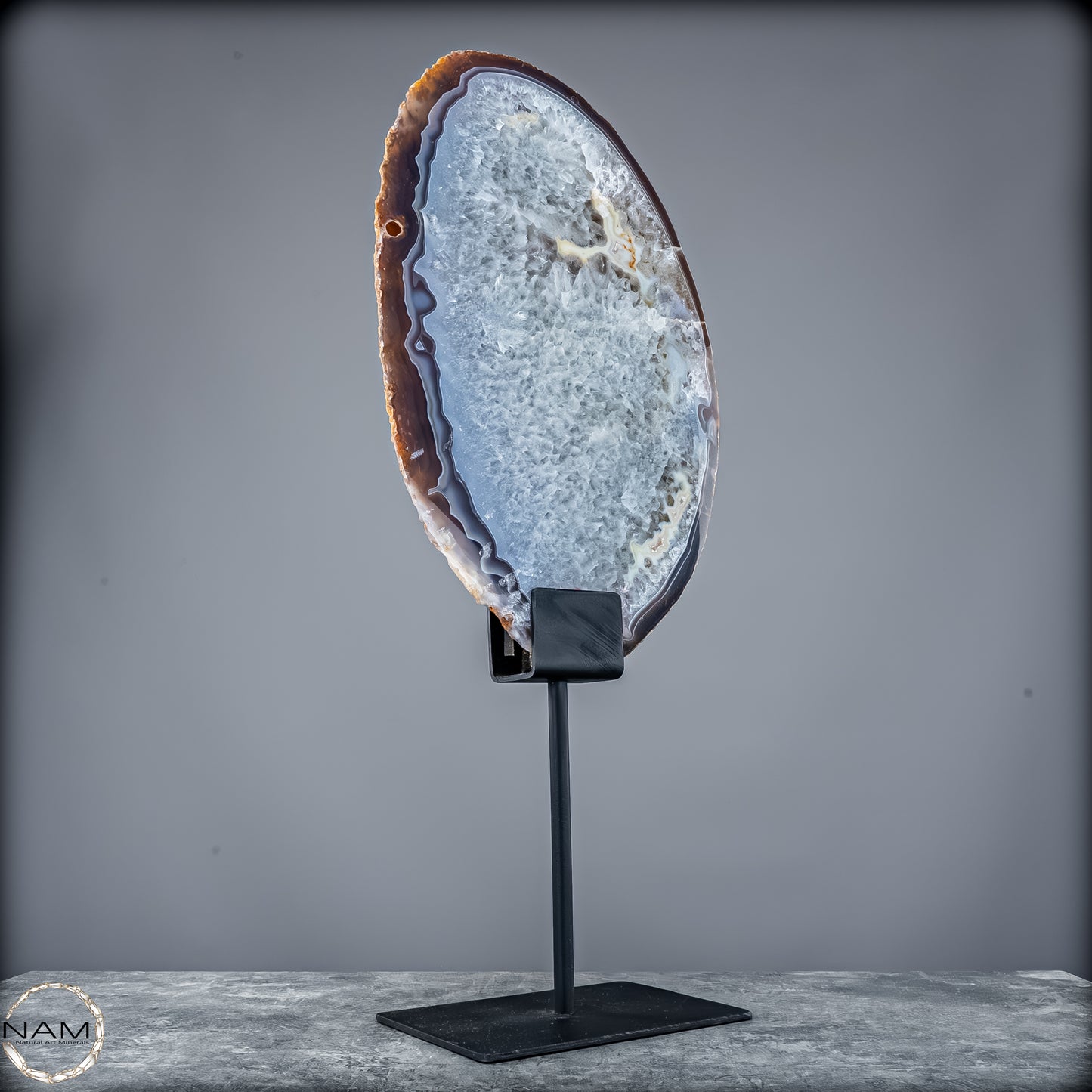 Achat Scheibe mit Druse –  4029,34g