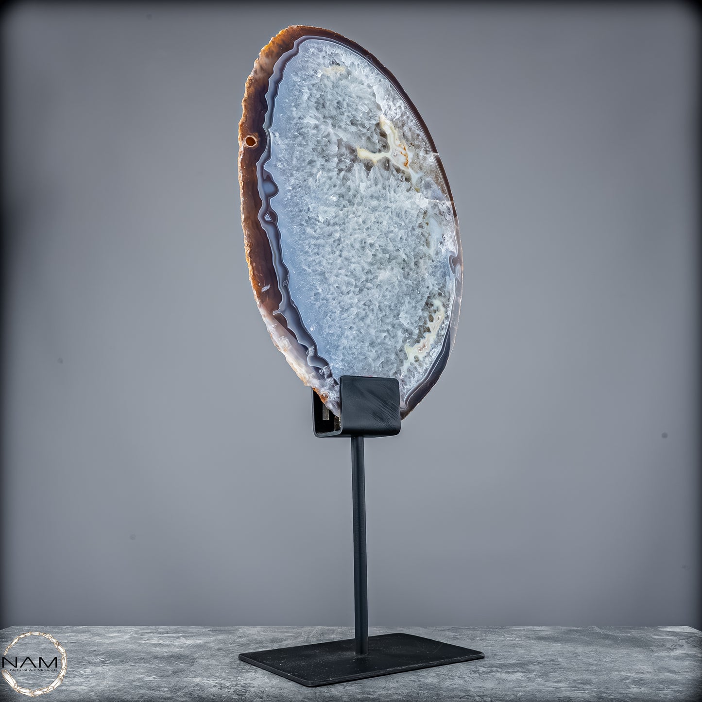 Achat Scheibe mit Druse –  4029,34g