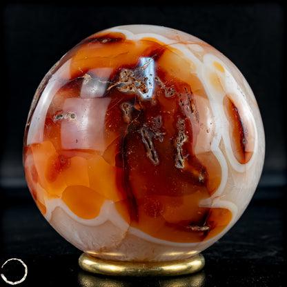 Natürliche Mehrfabige Carneol Kristall Kugel - 710,32 g - 80mm
