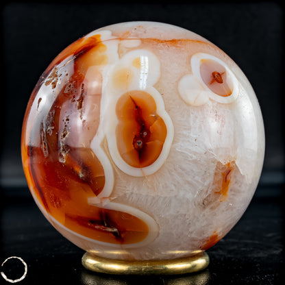 Natürliche Mehrfabige Carneol Kristall Kugel - 710,32 g - 80mm