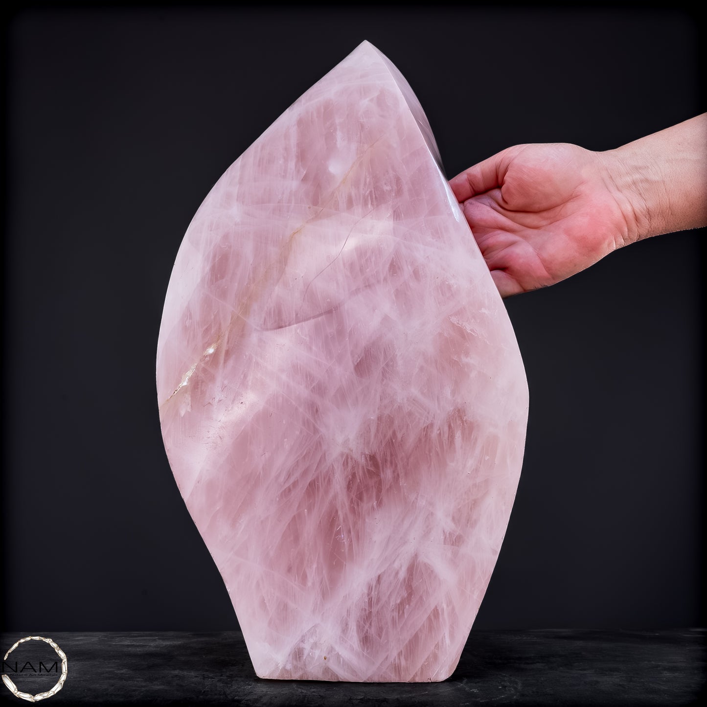 Große Rosenquarz Freiform - 15432,71g