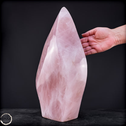 Große Rosenquarz Freiform - 15432,71g