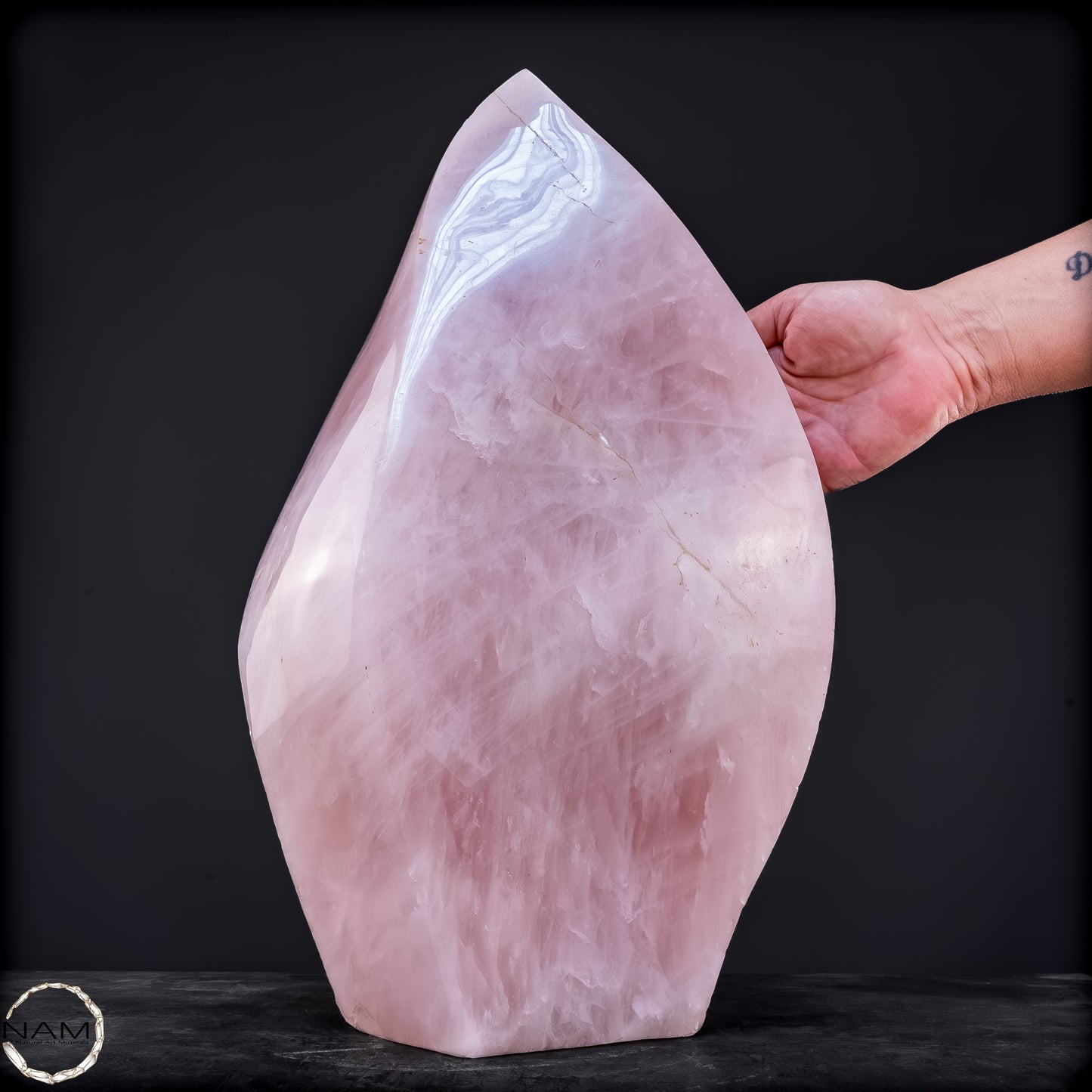 Große Rosenquarz Freiform - 15432,71g