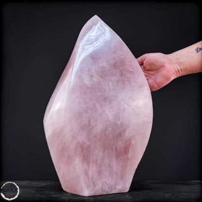 Große Rosenquarz Freiform - 15432,71g