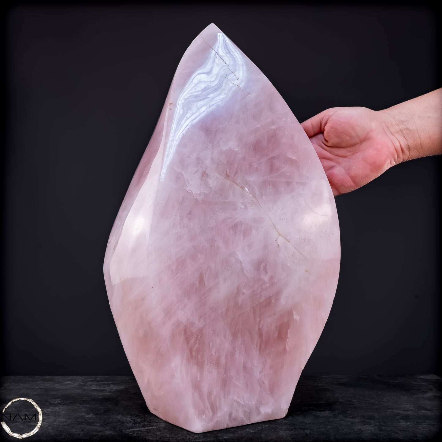 Große Rosenquarz Freiform - 15432,71g