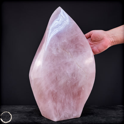 Große Rosenquarz Freiform - 15432,71g