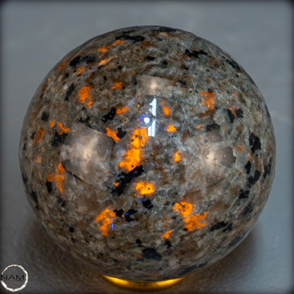 Natürliche Yooperlite Kugel aus den USA – 353,12g - 63,5mm