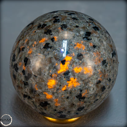 Natürliche Yooperlite Kugel aus den USA – 353,12g - 63,5mm