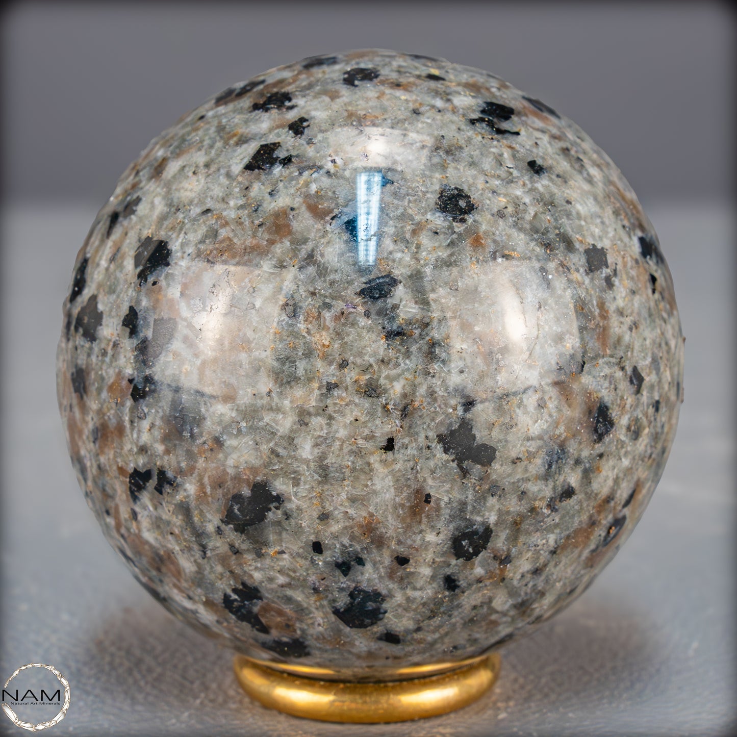 Natürliche Yooperlite Kugel aus den USA – 353,12g - 63,5mm