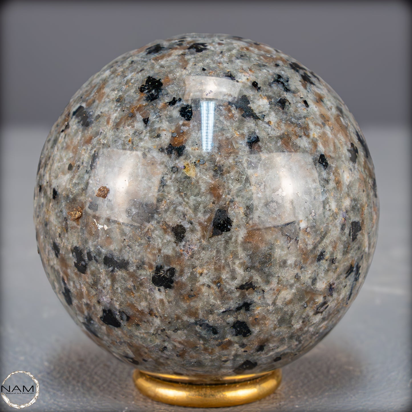 Natürliche Yooperlite Kugel aus den USA – 353,12g - 63,5mm